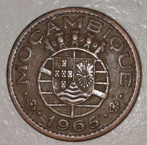 1965 - 1 ESCUDO - MOCAMBIQUE - MOZAMBIQUE - (Bronze)